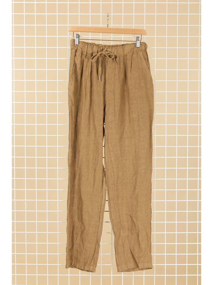 la maison des fibres naturelles - Wholesale Pants - Women's - pants 668121 100% Linen made in Italy40