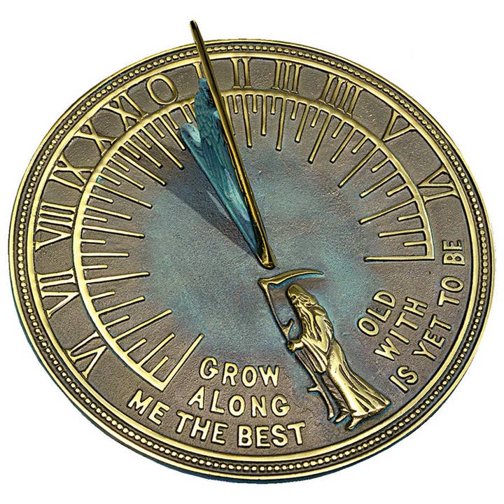 Rome Latão Sólido Pai Tempo Sundial, 11.5" dia, #2345 por atacado de Rome Garden