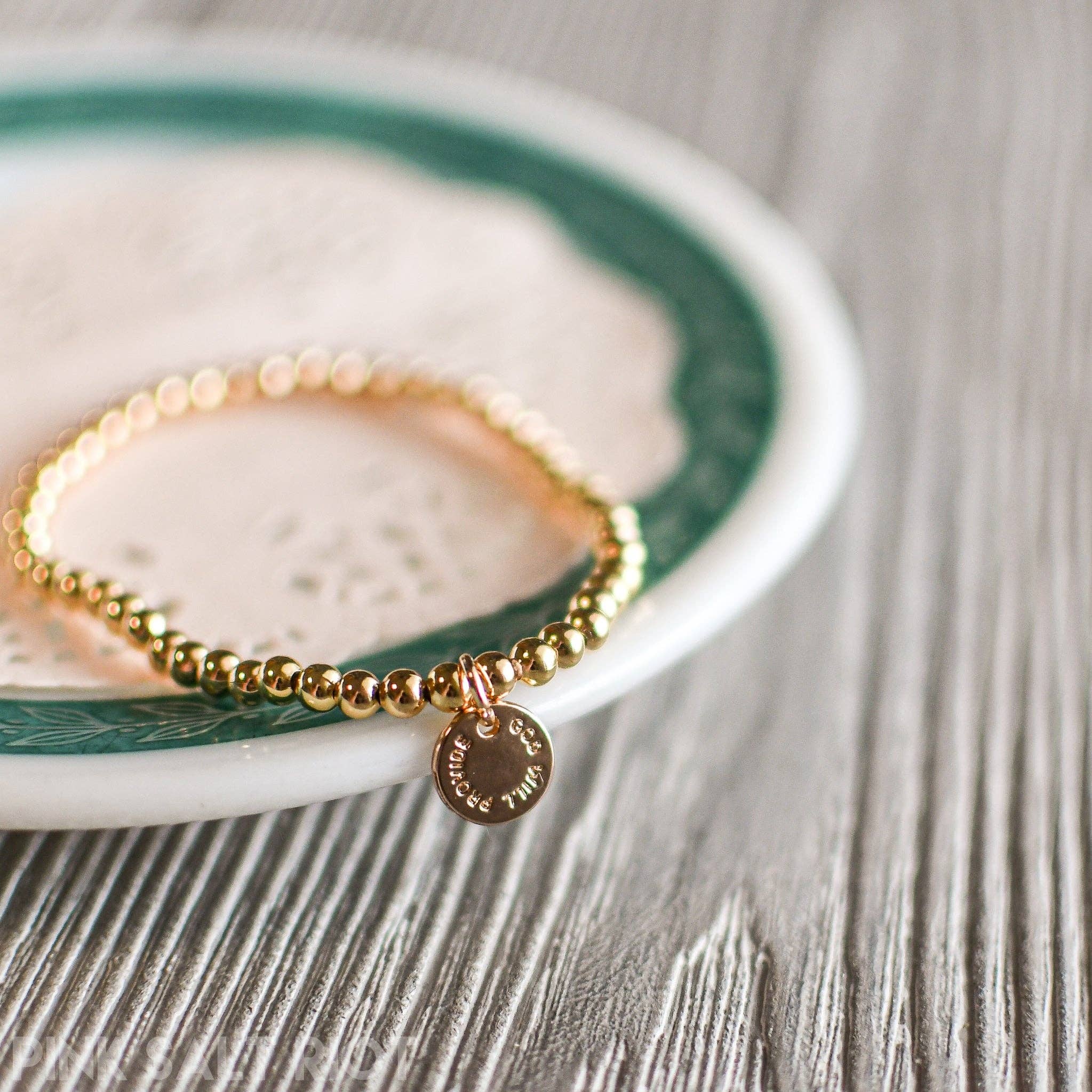 Pink Salt Riot - Vente Bracelets à breloques/pendentifs - Dieu fournira des bracelets empilables5