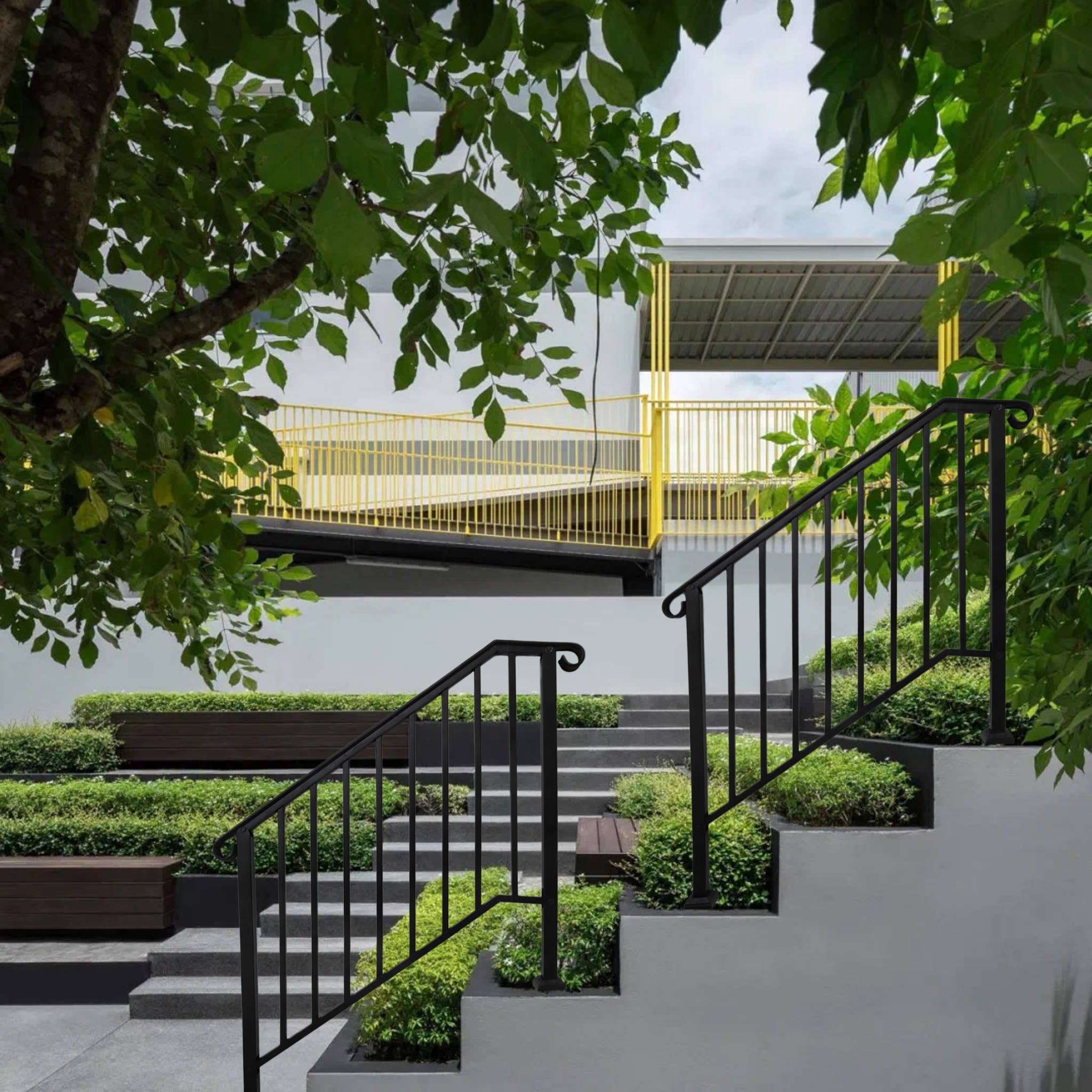 Paris Loft Inc - Wholesale Outdoor Ornament/Decor - Metal Outdoor Stair Railings7