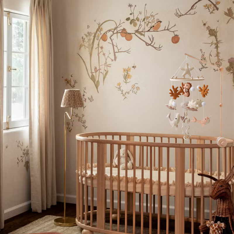 Joymaxx - Wholesale Baby Mobile - Handmade baby mobile Gentle Pearl Sea | Felt & Wood8