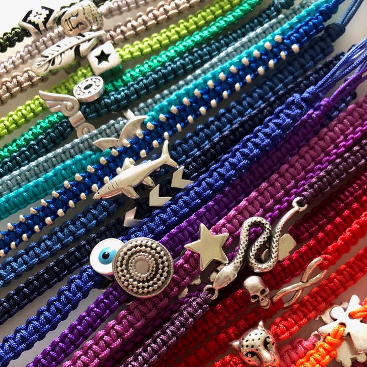 Colorful Macramé Friendship Bracelets - Assorted Pack for wholesale by Araracuara