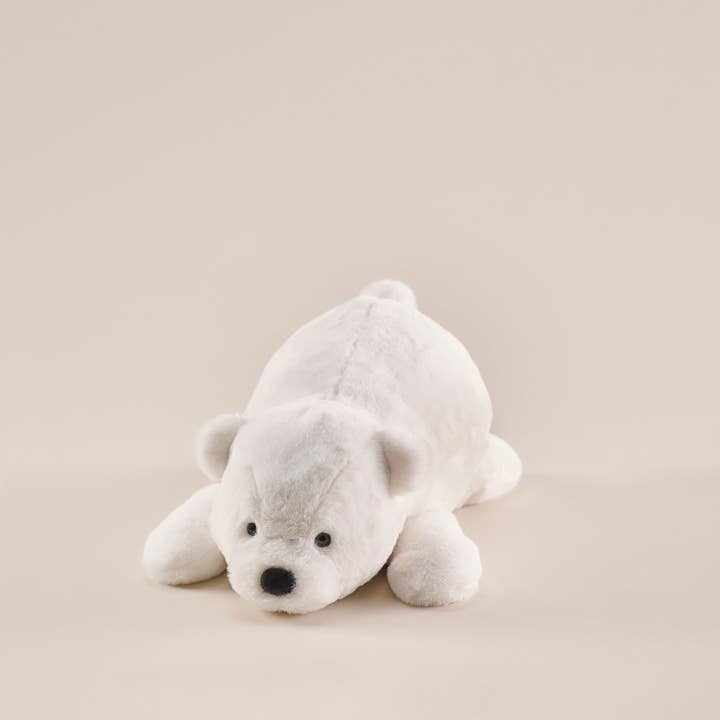 Morbido peluche Little Bear, bianco trasparente, 40cm per la vendita all'ingrosso da parte di Lilla och stora björn