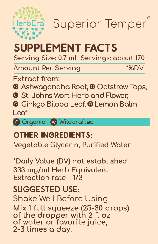 HerbEra - Wholesale Tincture - Superior Temper Tincture3