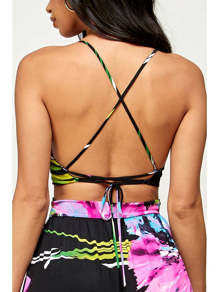 Black combo Flower Print Maxi Dress for wholesale on Faire7