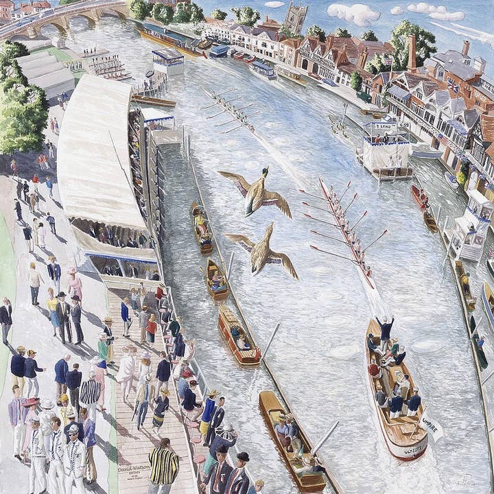 David Watson – wholesale Pocket square – Men’s – Henley Regatta Pocket Square4