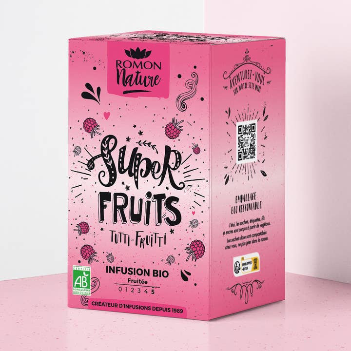 PROVENCE D'ANTAN - Wholesale Health/Detox Tea - Organic Super Fruits Infusion*0