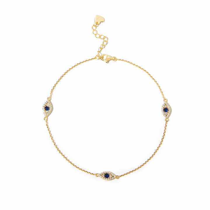 Evil Eye enkelbandje voor wholesale door Sami Jewels