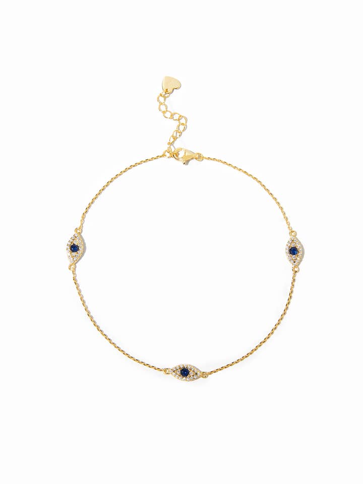 Onda ögat Anklet för wholesale av Sami Jewels