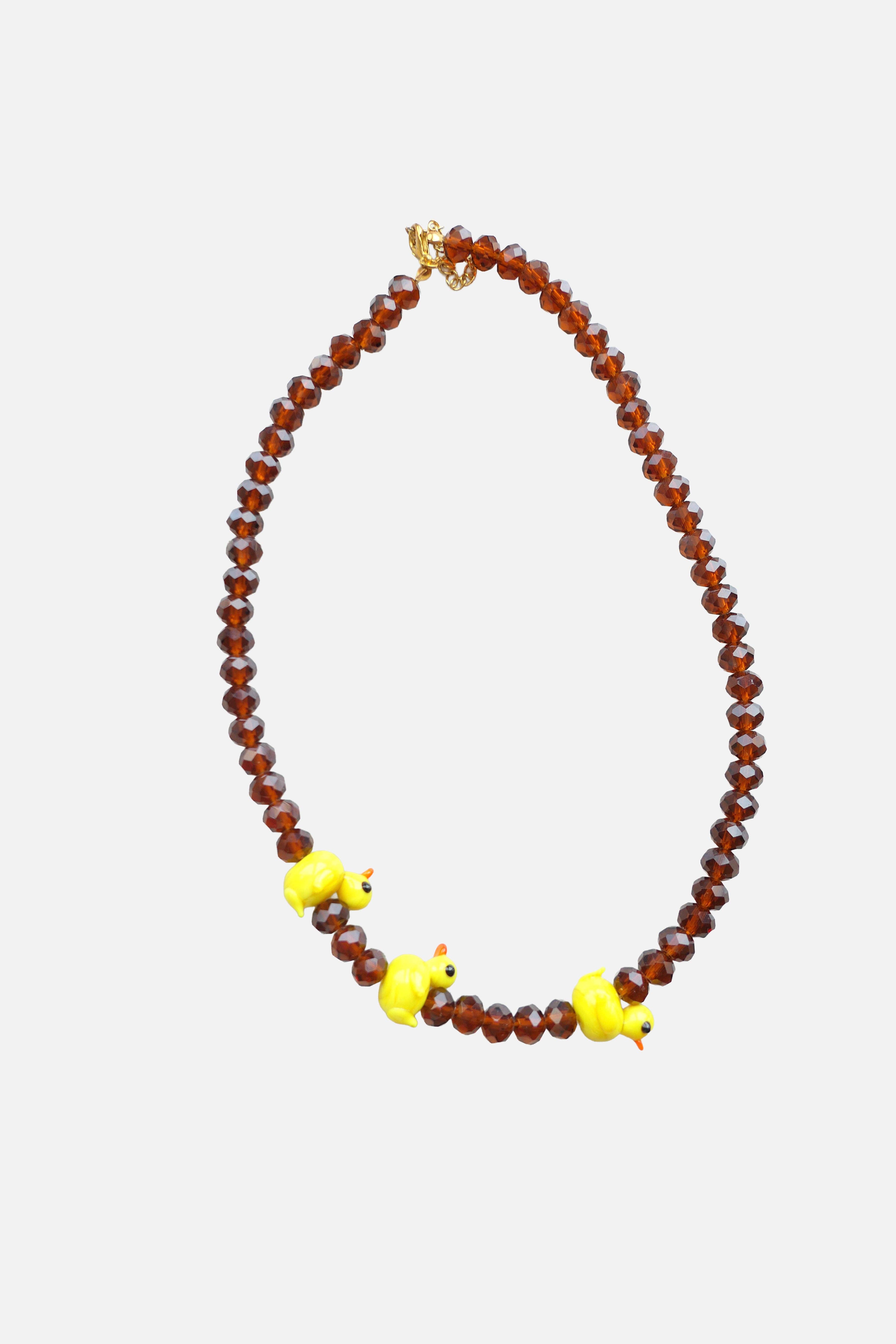 Le Club Olive - Wholesale Beaded/Pearl Necklace - 3 Patos & Missangas Castanhas3
