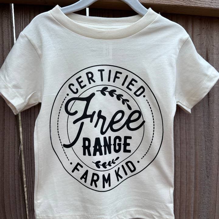 Lil Cactus Blossoms - Wholesale Screen-printed t-shirt – Kids - Certified Free Range Farm Kid - Toddler Tee0