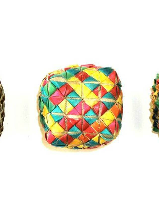 Woven Square Foot Toy 3 Pk for wholesale by Planet Pleasures
