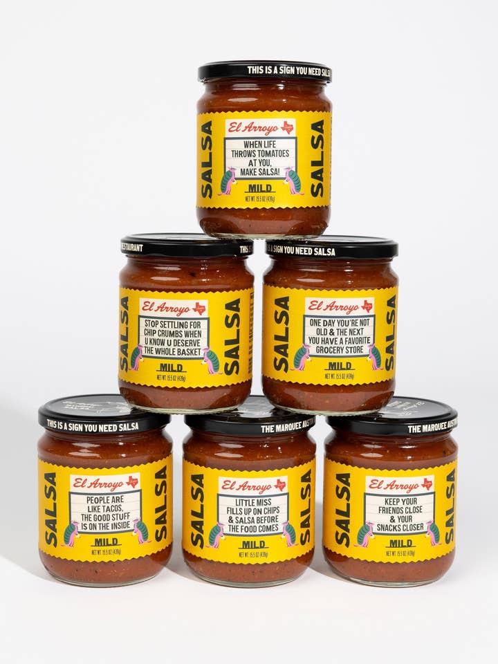 Milde Salsa Sechserpack - Alle Zeichen für den Großhandel von El Arroyo