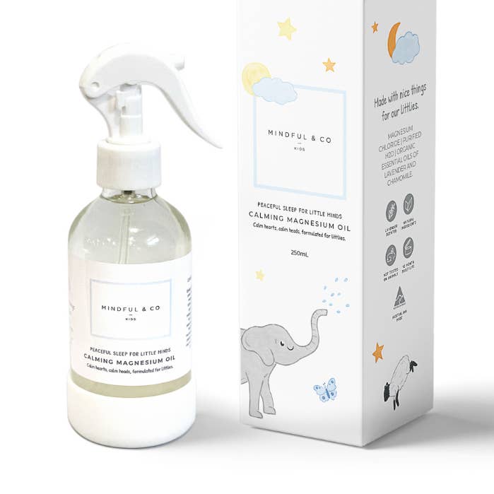 Lugnande Magnesiumolja för wholesale av Mindful and Co Kids USA