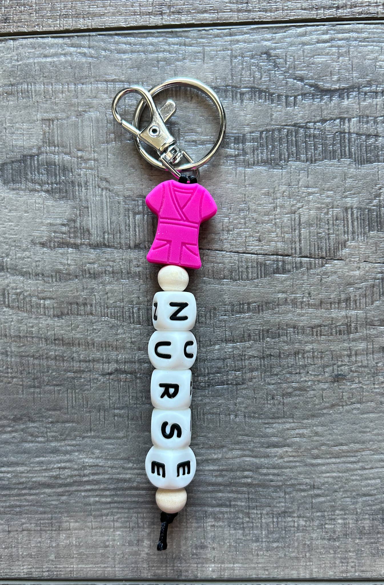 JILLIAN INK LLC - Wholesale Keychain - Unisex - Nurse Scrubs Silicone Bead Keychain1