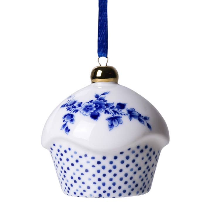 Christmas ornament cupcake for wholesale by Heinen Delfts Blauw