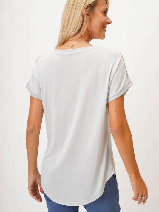 Look Mode Usa - Vendita all'ingrosso Maglietta - Donna - Top donna con stampa a quadri1