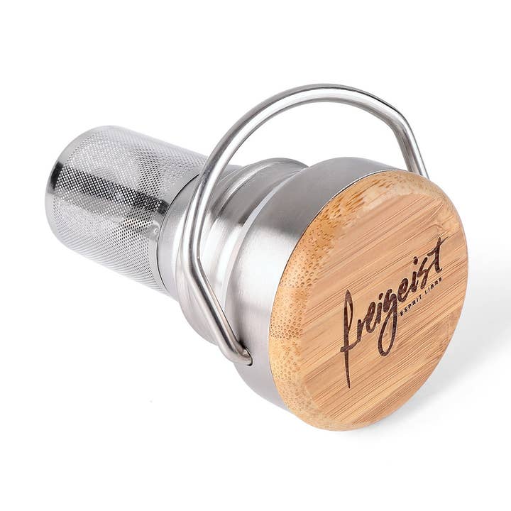 Tampa de chá em aço inoxidável | Tampa inovadora com filtro para garrafas freigeist por atacado de freigeist ESPRIT LIBRE
