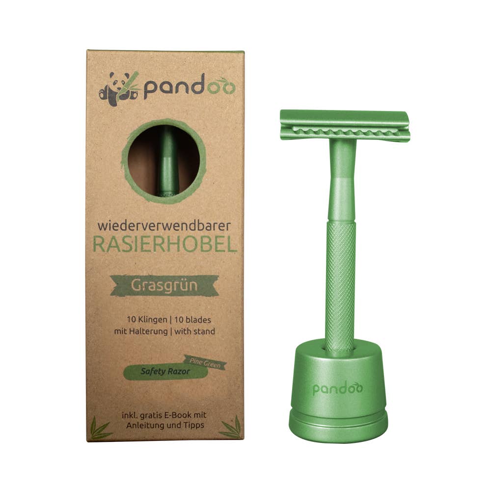 Pandoo – wholesale Razor – Metal safety razor | incl. 10 blades and holder24
