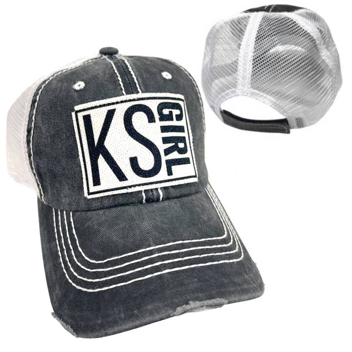 dkhandmade - Wholesale Ponytail Cap - Women's - KANSAS GIRL HATS9