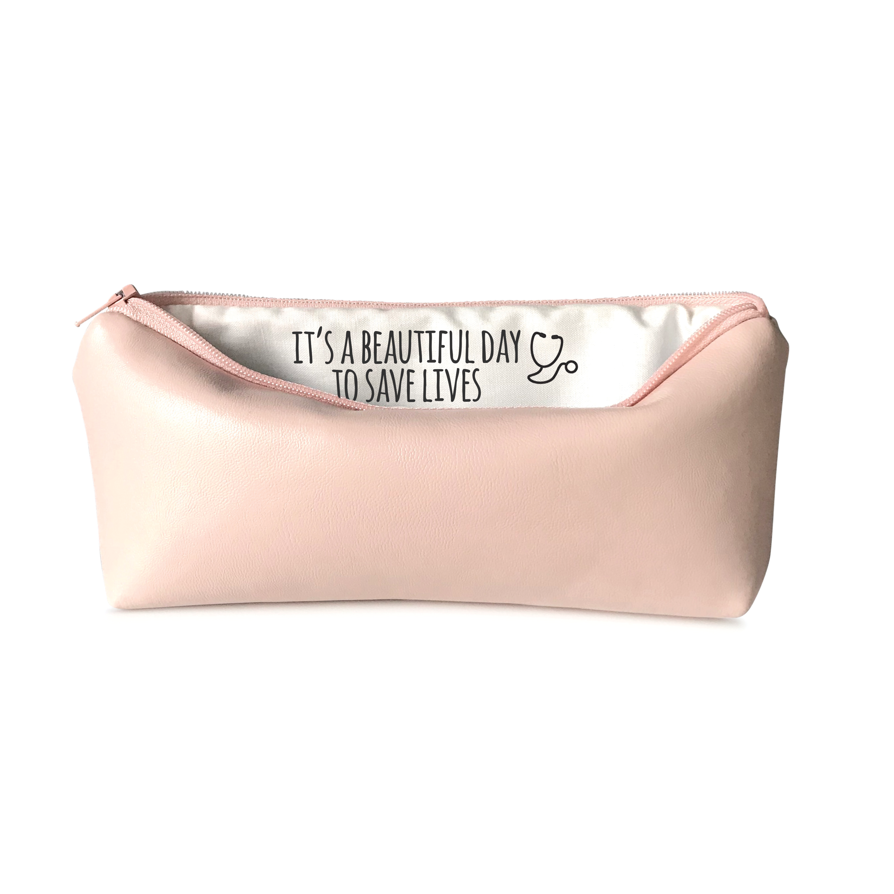 SANDRA SMITH LLC - Wholesale Pencil Case/Pouch - Save Lives - Faux Leather Pencil Pouch0