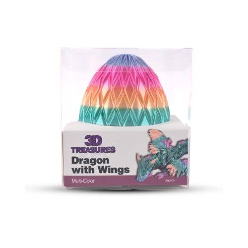 Showcase - Wholesale Fidget Toy - Kids - 3D Printed Winged Dragon Scale Egg Fidget Toy - Multiple Colours1