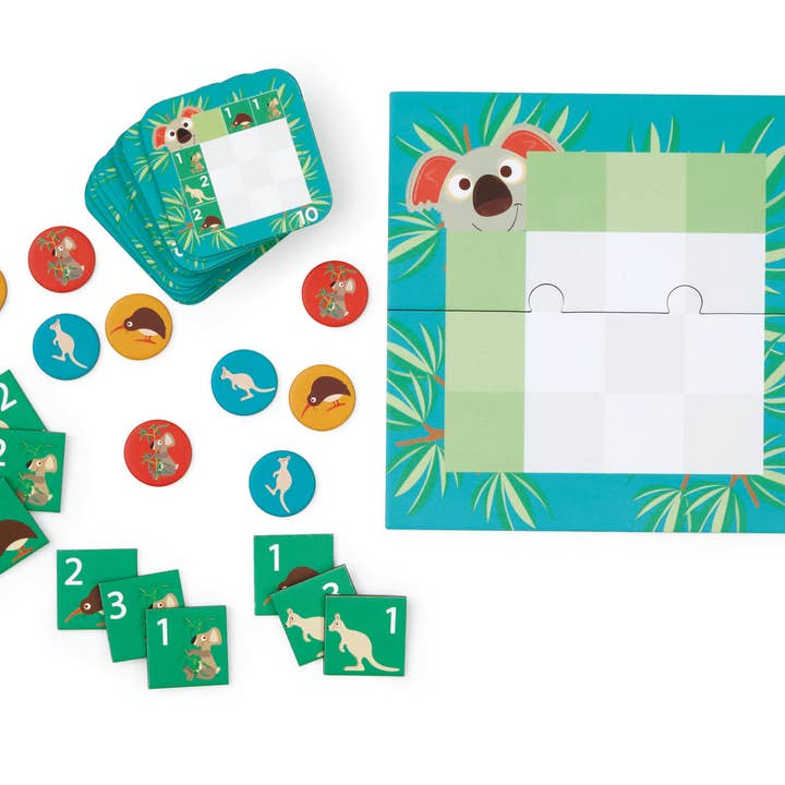 DAM - Wholesale Brain Game - Kids - Scratch - Solo Game KOALA CHALLENGE1