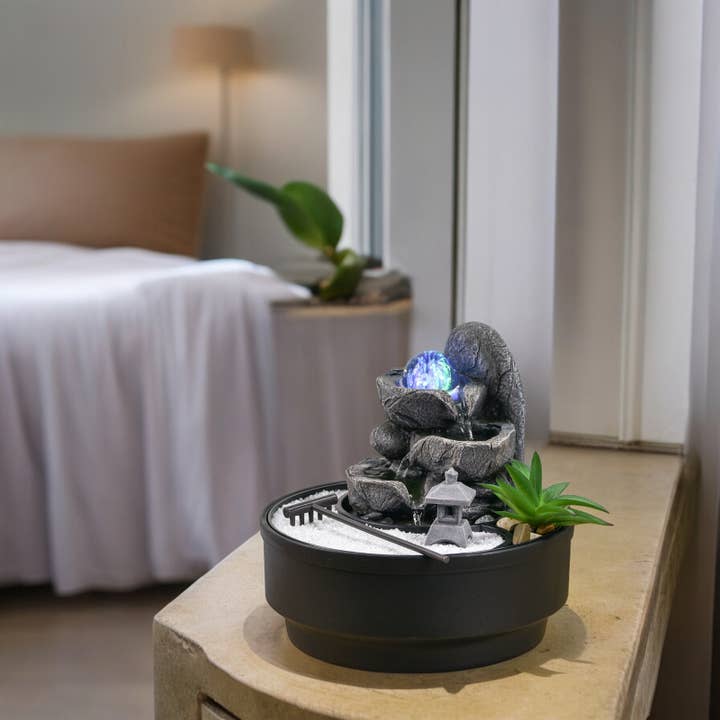 Zen'Arôme - Wholesale Decorative Tabletop Object - Zen Garden & Bogota Indoor Fountain - Zen Atmosphere Decor6