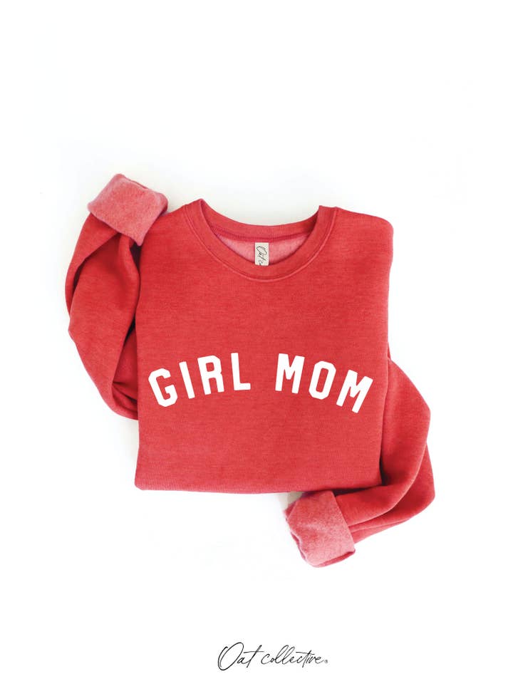 OAT COLLECTIVE - Wholesale Graphic Sweatshirt - Women's - GIRL MOM Graphic Sweatshirt