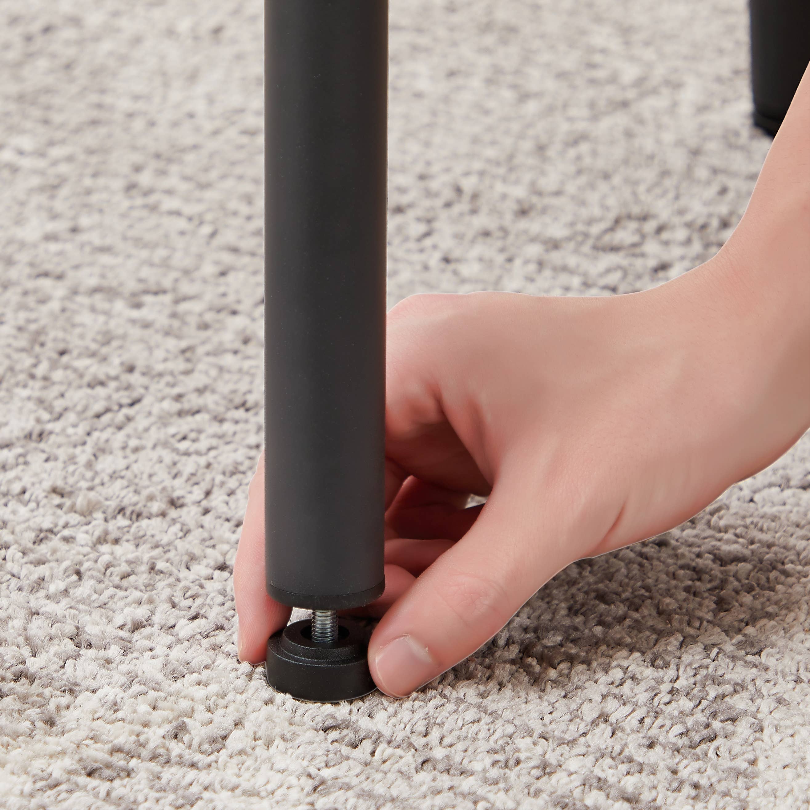 39F Inc. - Vente Tabouret - Tabouret de bar rond avec étagère, tabouret rembourré18