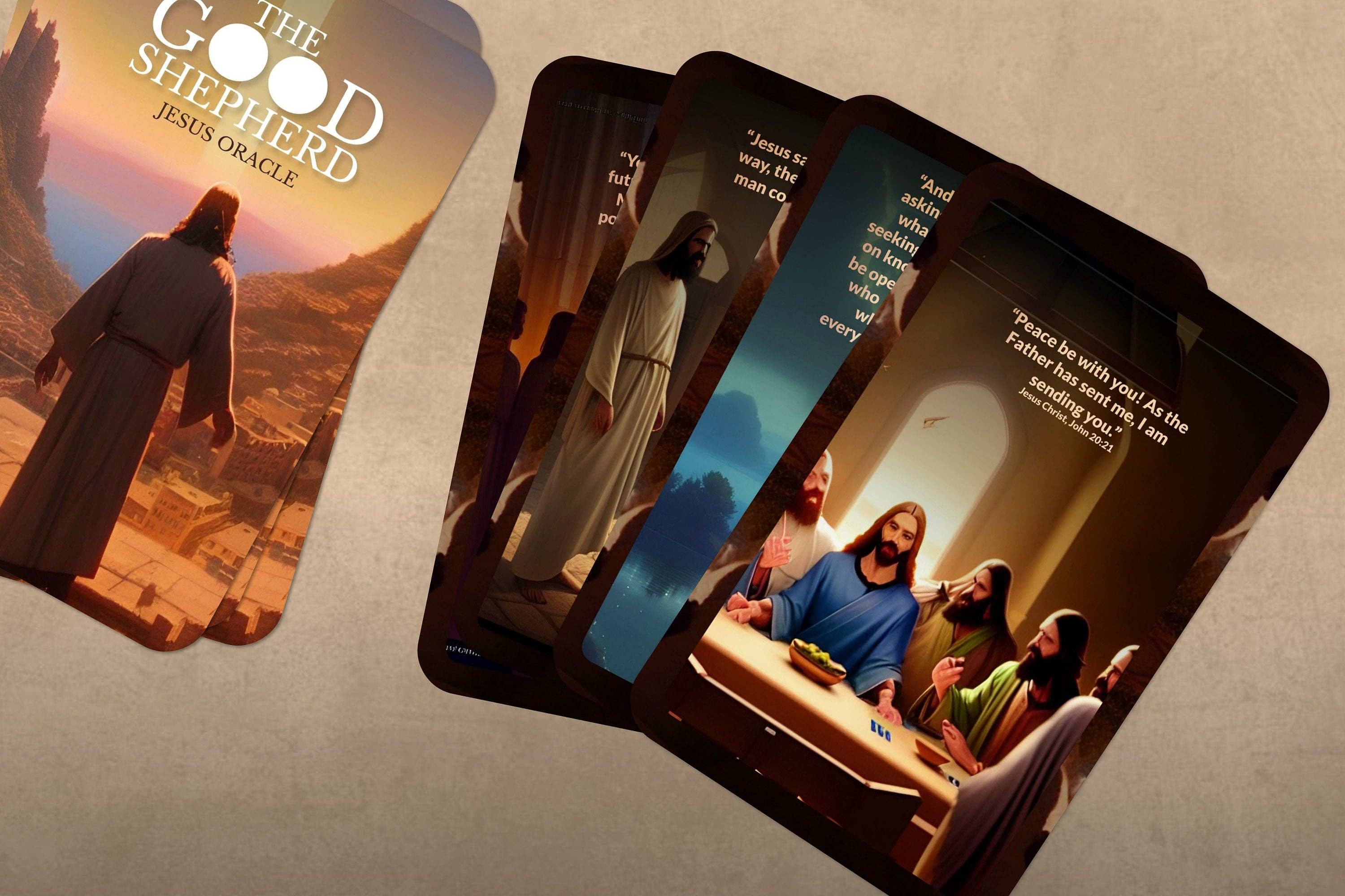 Ibiza Tarot USA – Großhandel Tarot-Karten – Der gute Hirte - Jesus Oracle9