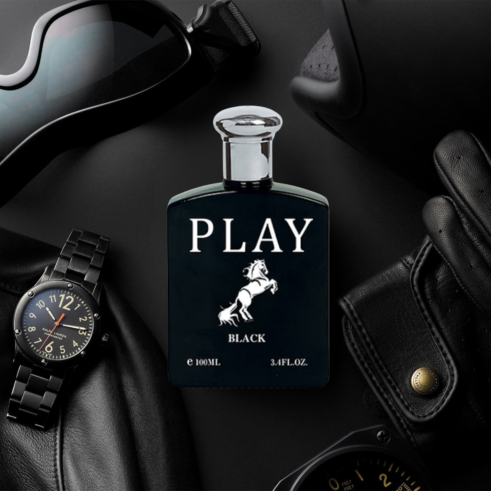 Inspire Scents - Wholesale Perfume/Eau de Toilette - Play Black Cologne for Men 3.4oz/100ml EDT, Fragrance for Me1