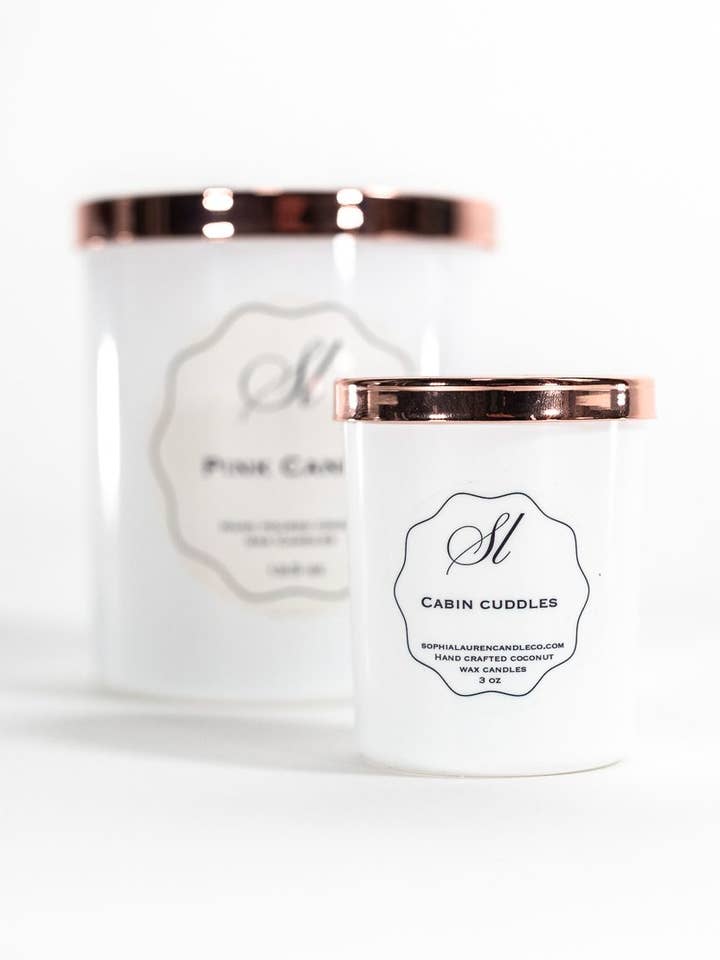 Signature SL candle Mini for wholesale by Sophia Lauren Candle Co.