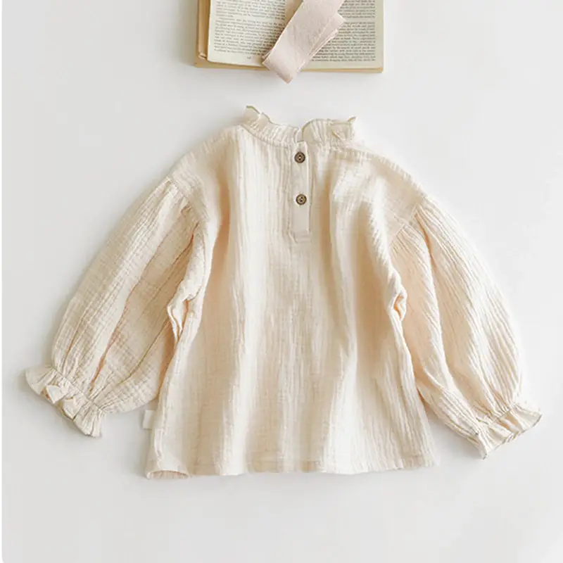 Annie & Charles - Wholesale T-Shirt - Kids - Annie & Charles® muslin blouse with collar2