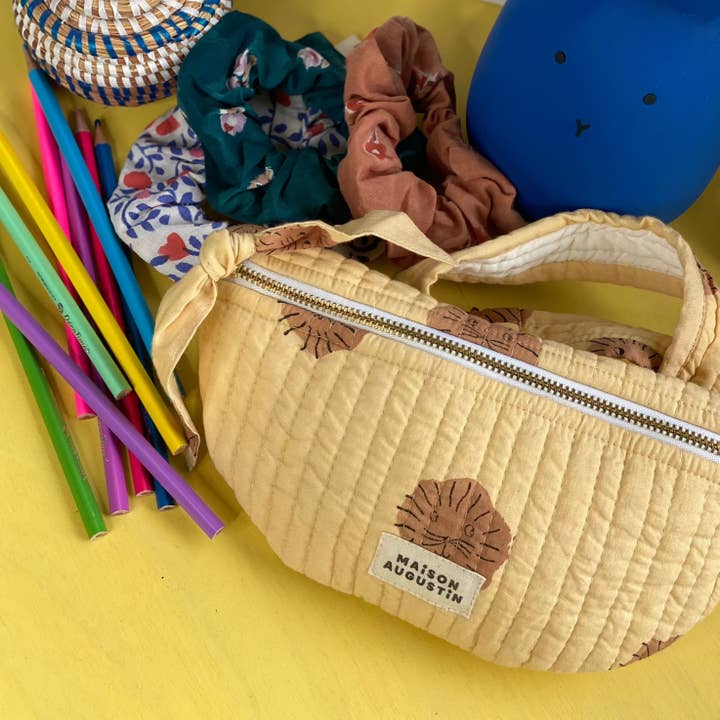 Maison Augustin - Wholesale Belt Bag - Kids - Kids Lion Biscuit Banana Bag