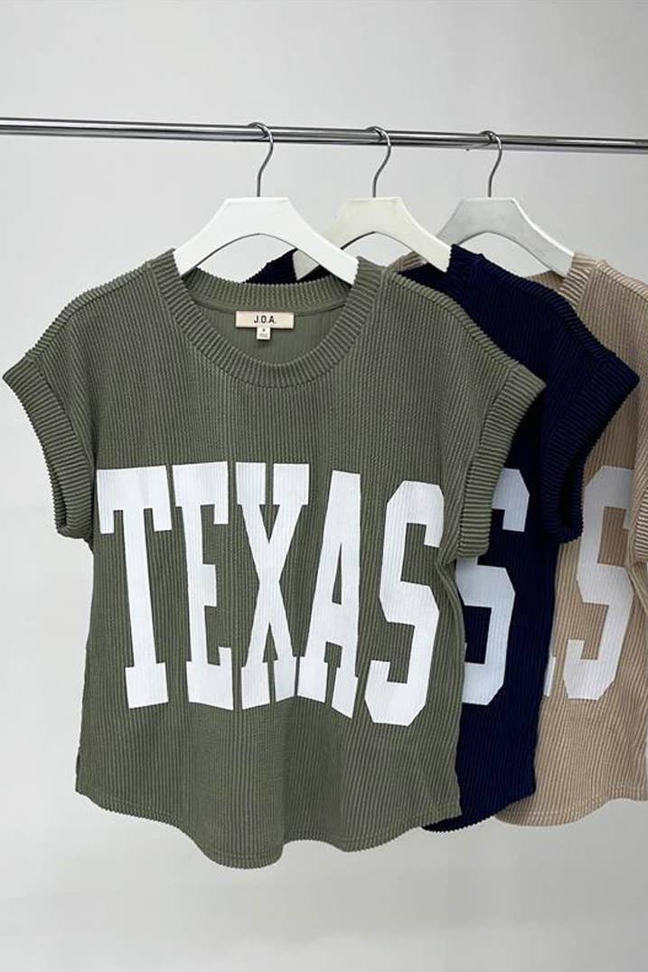 Blu Pepper - Wholesale Knit Top - Women's - TEXAS SHORT SLEEVE SWEATER KNIT T-SHIRT20