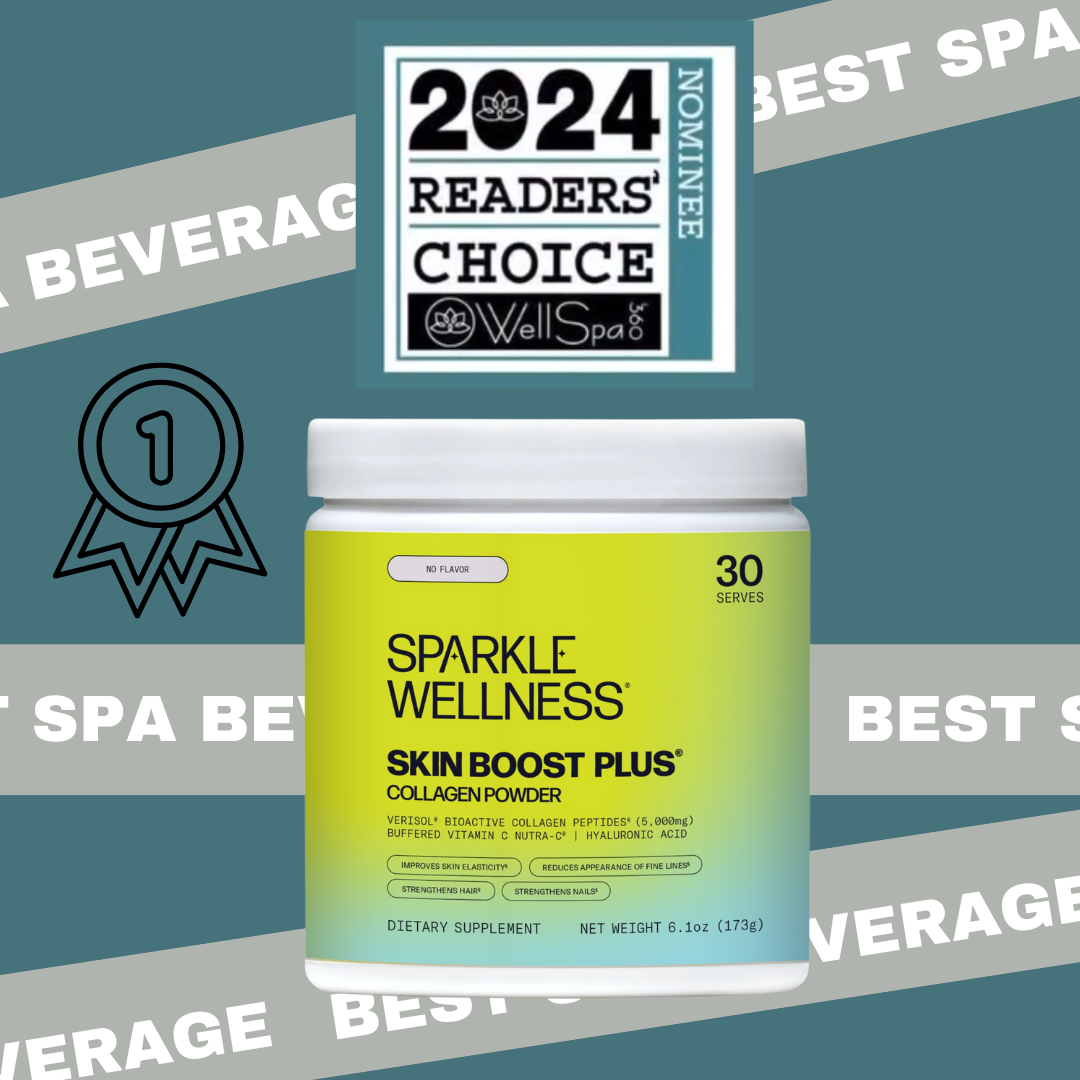 Sparkle Wellness - Vente Supplément oral/vitamine - Poudre de collagène Skin Boost Plus (orange) [30 portions]11