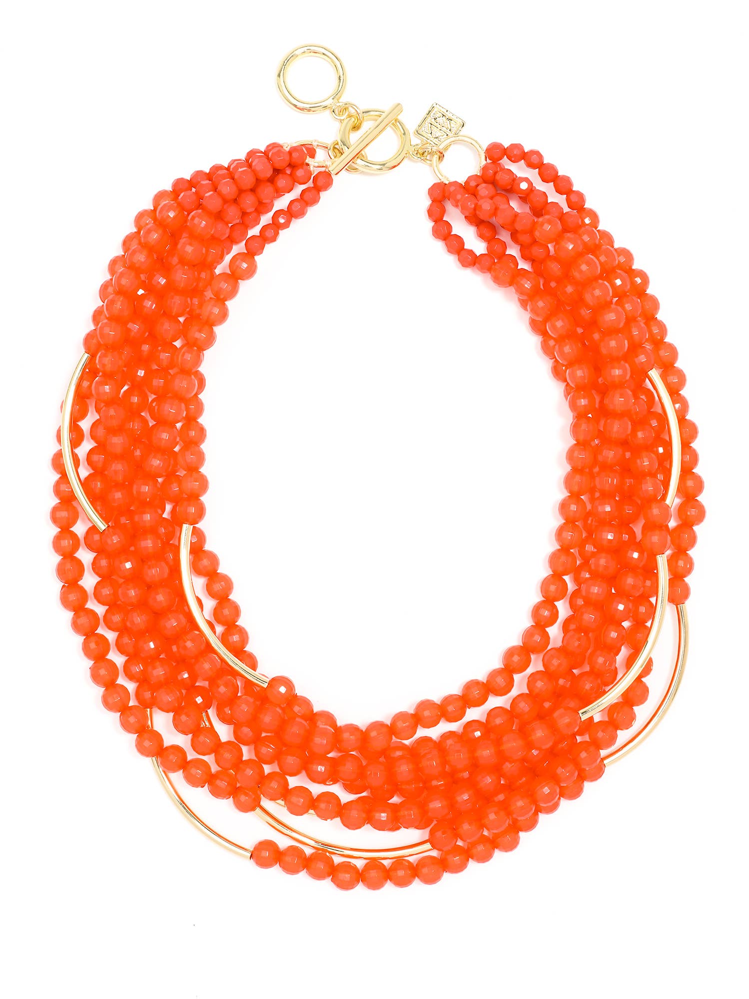 ZENZII Jewelry - Vendita all'ingrosso Collane a bavaglio - Collana multifilo con perline lucite traslucide.2