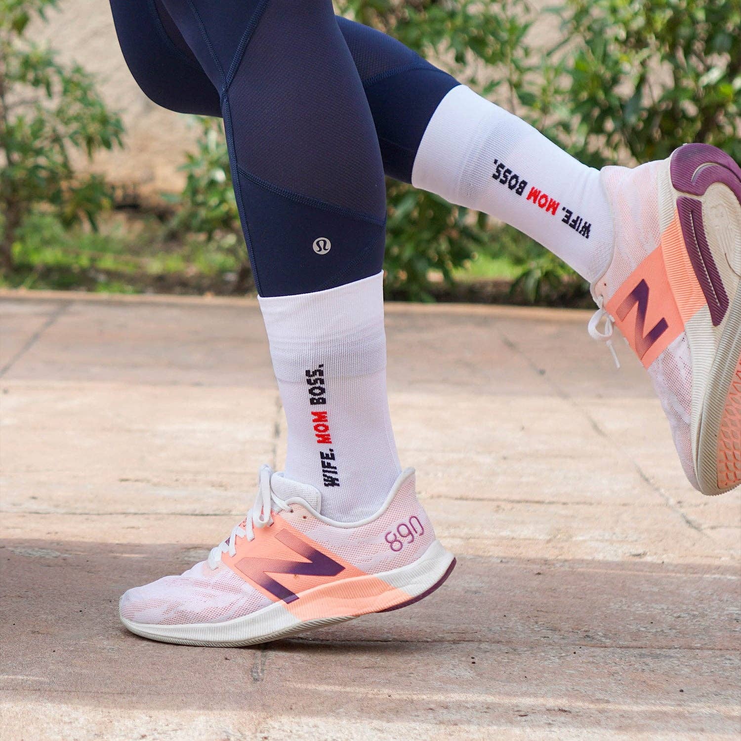 SPORCKS - Vente Chaussettes – femme - Chaussettes de course GO MOM avec soutien renforcé2