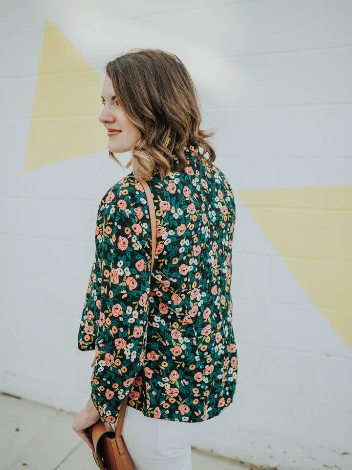 Sew To Grow – Blazer - Mulher por atacado – Padrão Costura Blazer Medida3