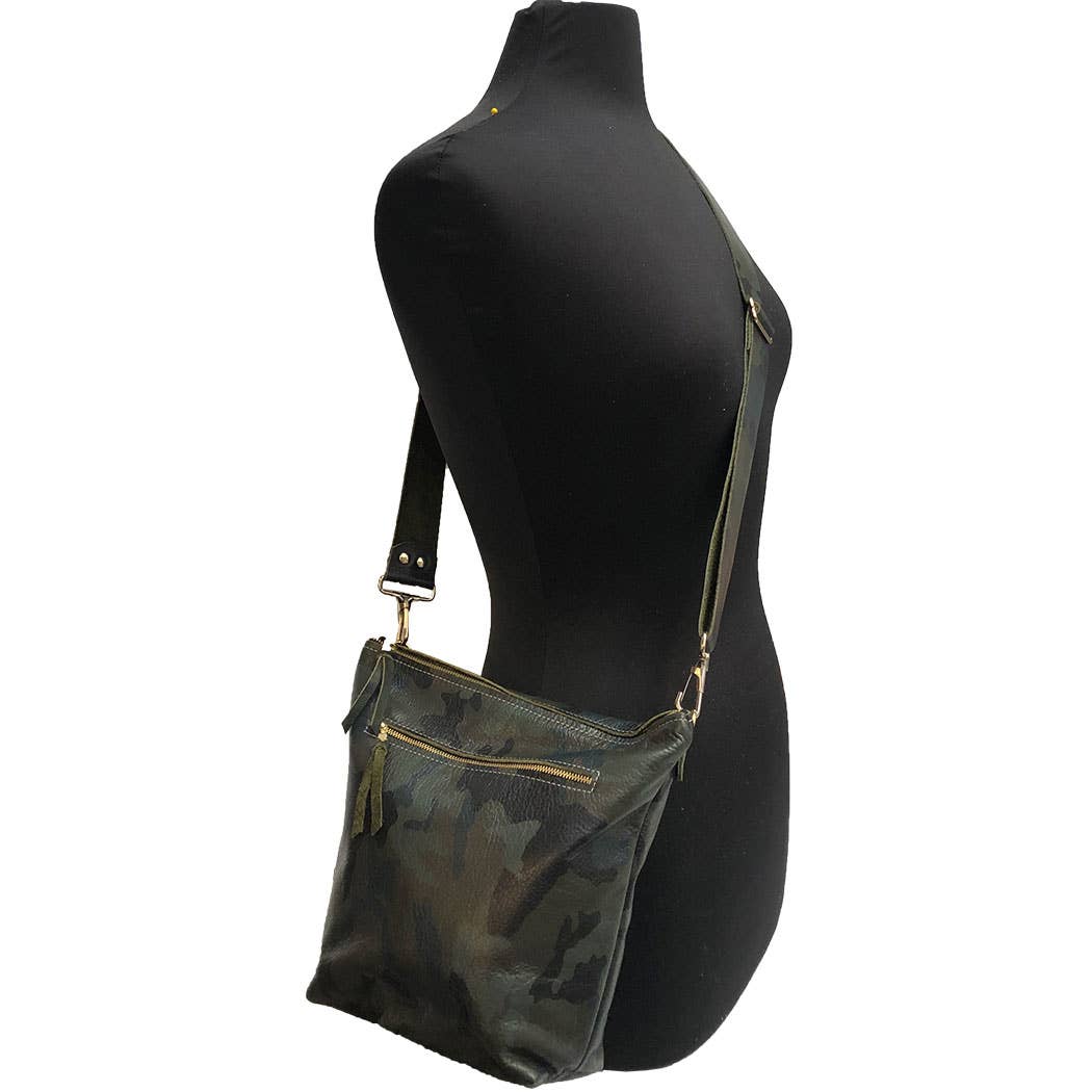 Zina Kao Exclusives - Wholesale Crossbody Bag - Women's - The Metallic Lakeshore Crossbody Bag - 3 sizes!17