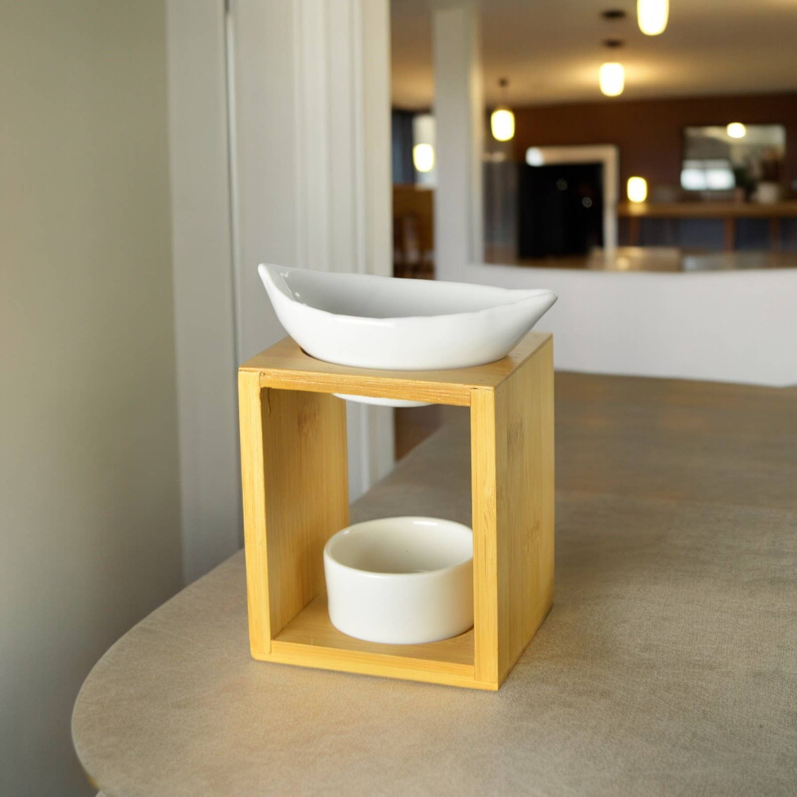 Zen'Arôme - Wholesale Oil Warmer - Bamboo Foliage Ceramic Wax and Melter Warmer10