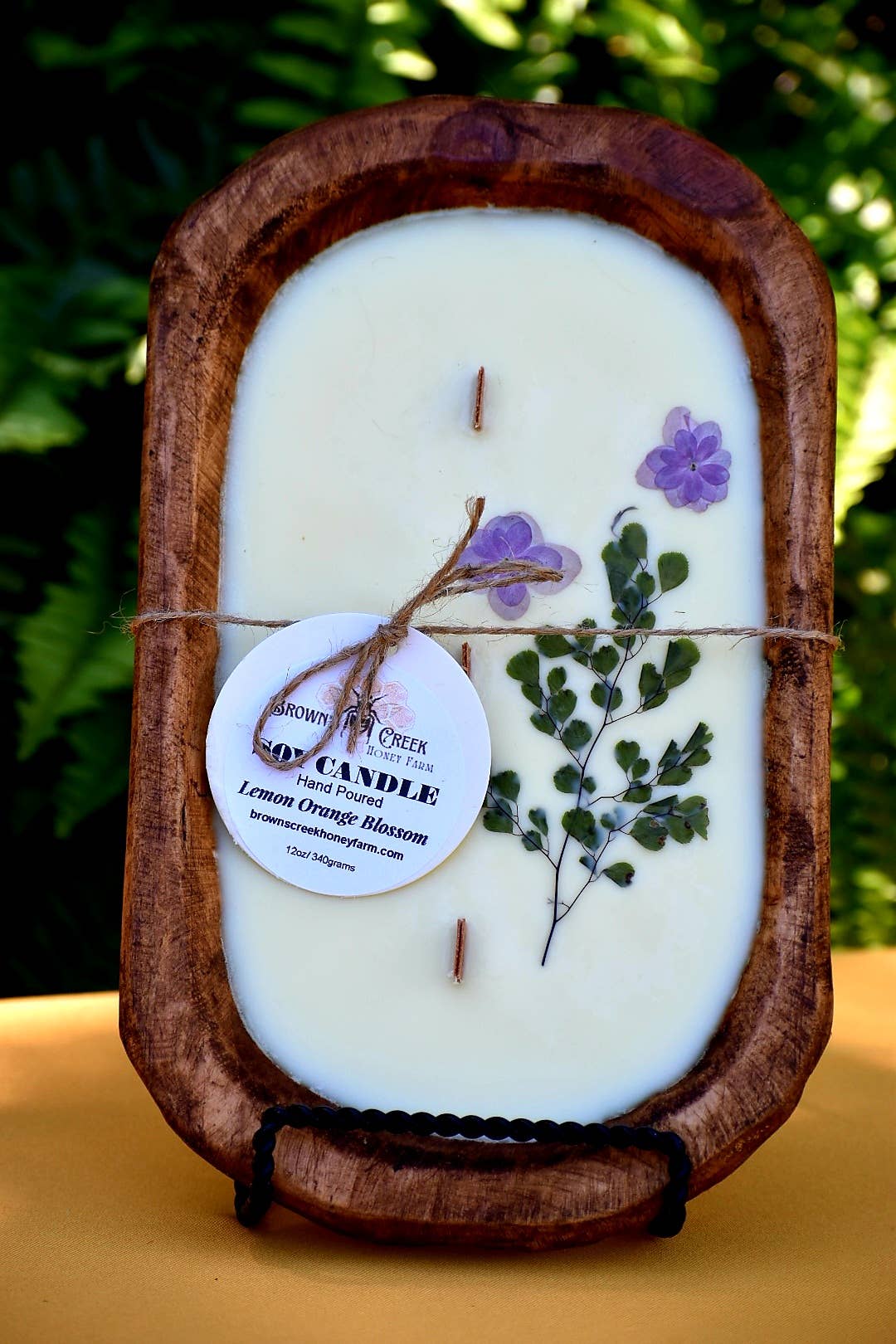 Brown's Creek Honey Farm - Vente Bougie en bocal - Bougie Bol à pâte6