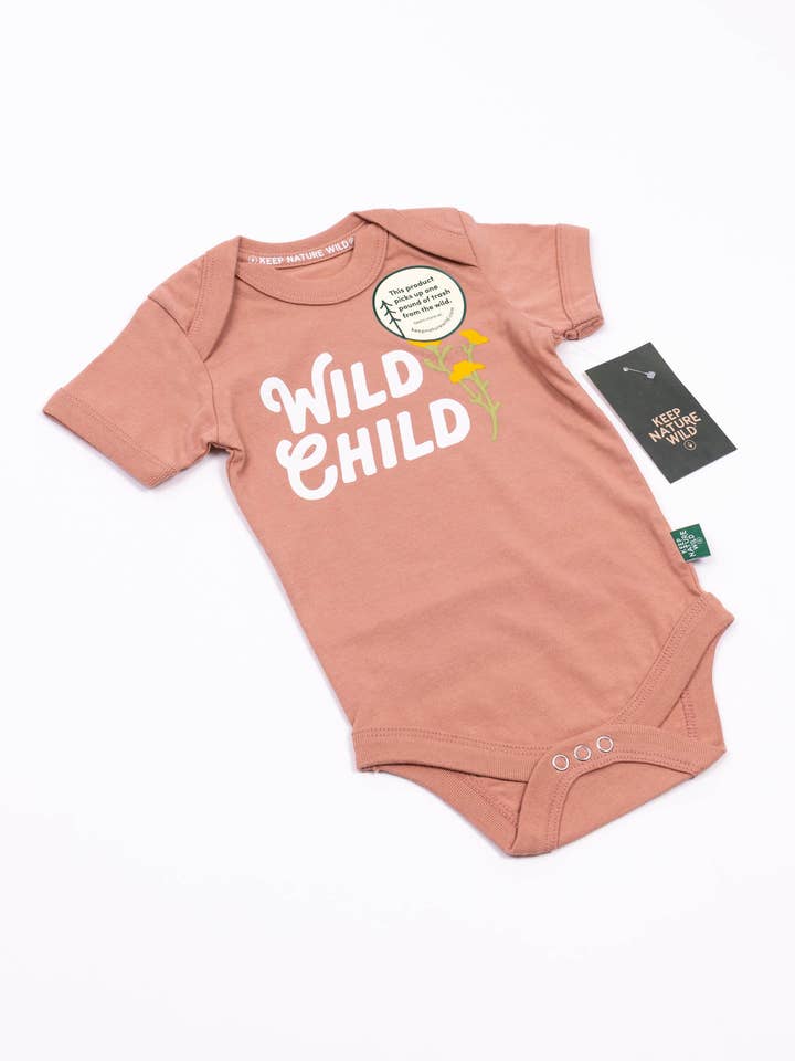 Keep Nature Wild - Wholesale Bodysuit (Non-Footed) - Baby - Wild Child Baby Bodysuit | Canyon Rose6