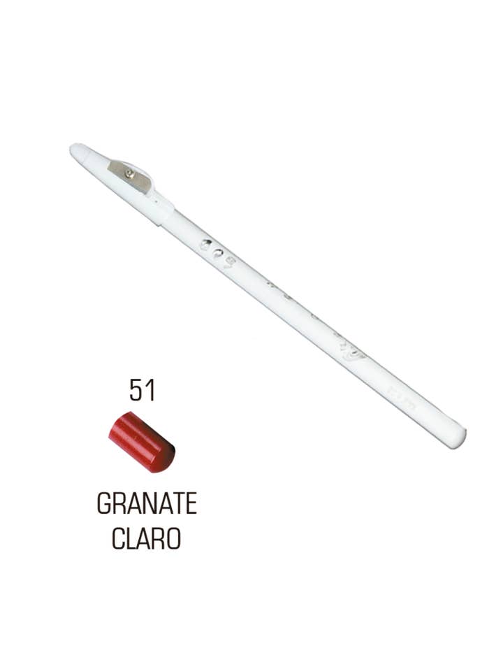 Crayon contour des lèvres LIPCOLOUR MAKEUP teinte 51 grenat clair pour la vente par sesioMWorld - M·O·I Professional