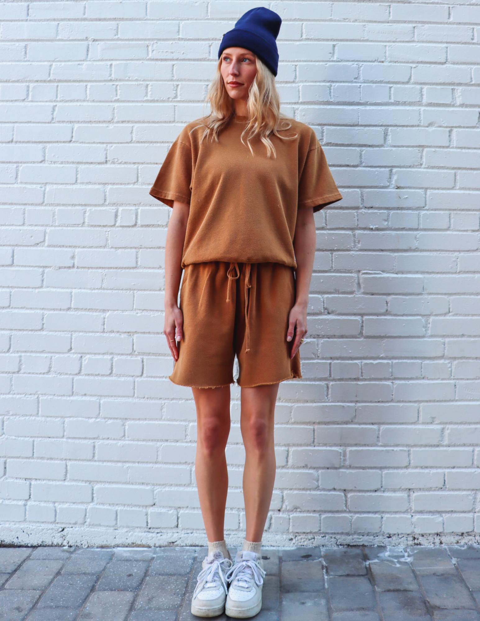 People Of Leisure - Wholesale Sweatshirt - Women's - Melody  Crewneck Saddle0