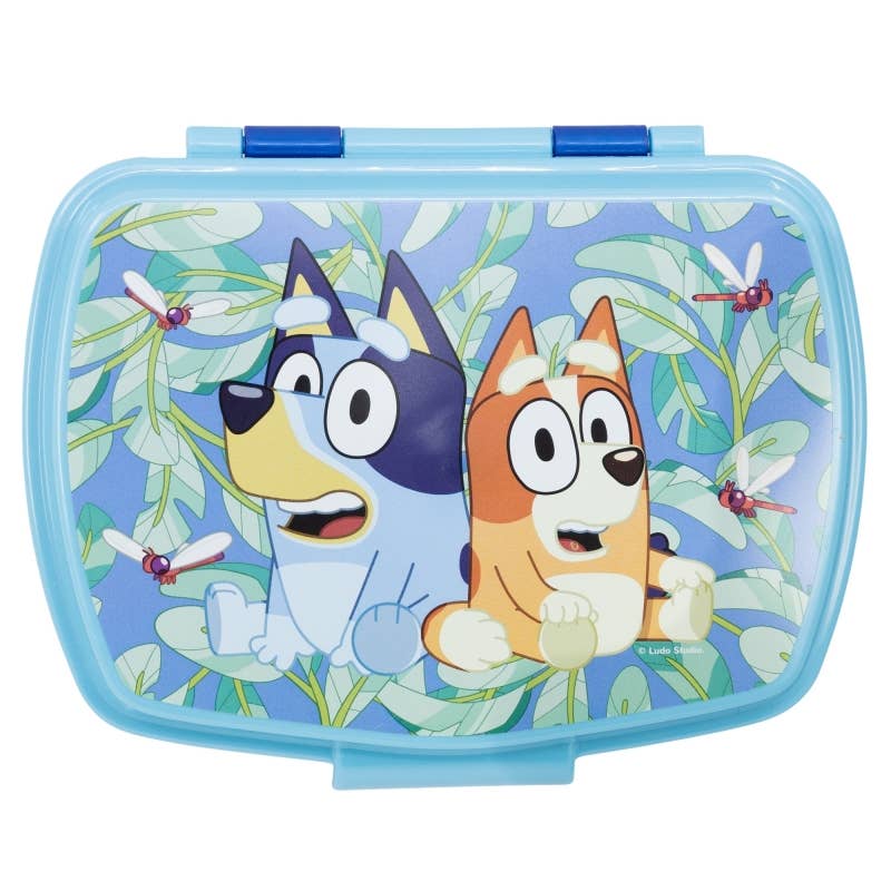 Stor - Wholesale Lunch bag/box – Kids - Stor Rectangular Sandwich Box Bluey1