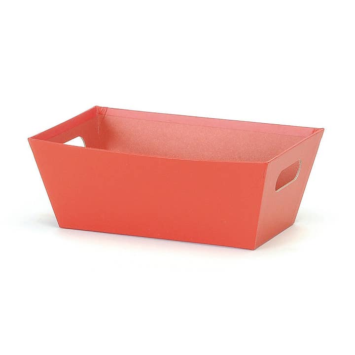 Bacon Basketware - Wholesale Decorative Tray - SM RECT TRAY MATTE RED