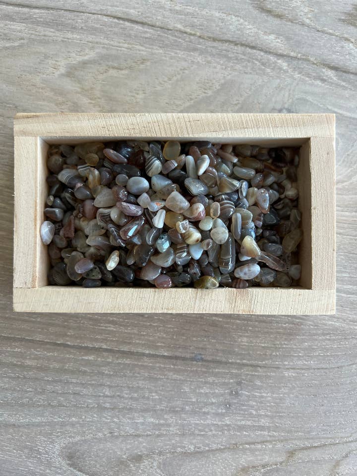 Botswana Agate Chips 5-7mm for wholesale by Luna Rae