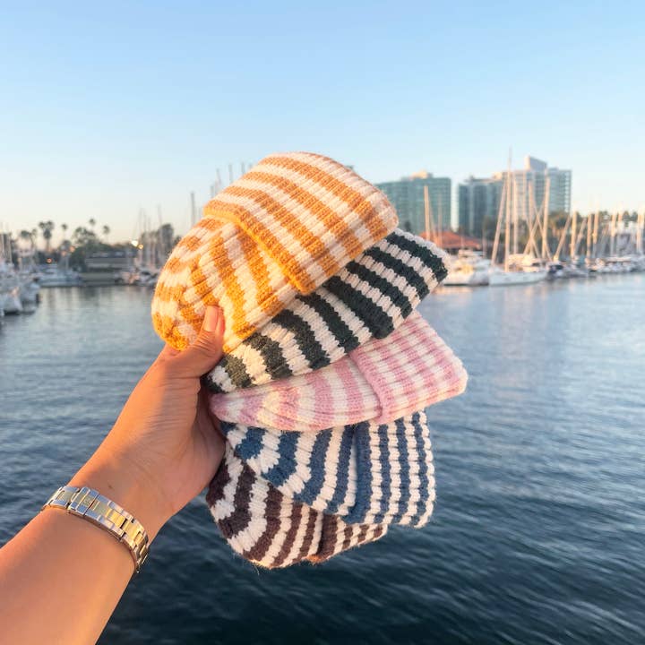 Bubu - Wholesale Beanie - Kids - STRIPE BEANIE - GOLDEN2